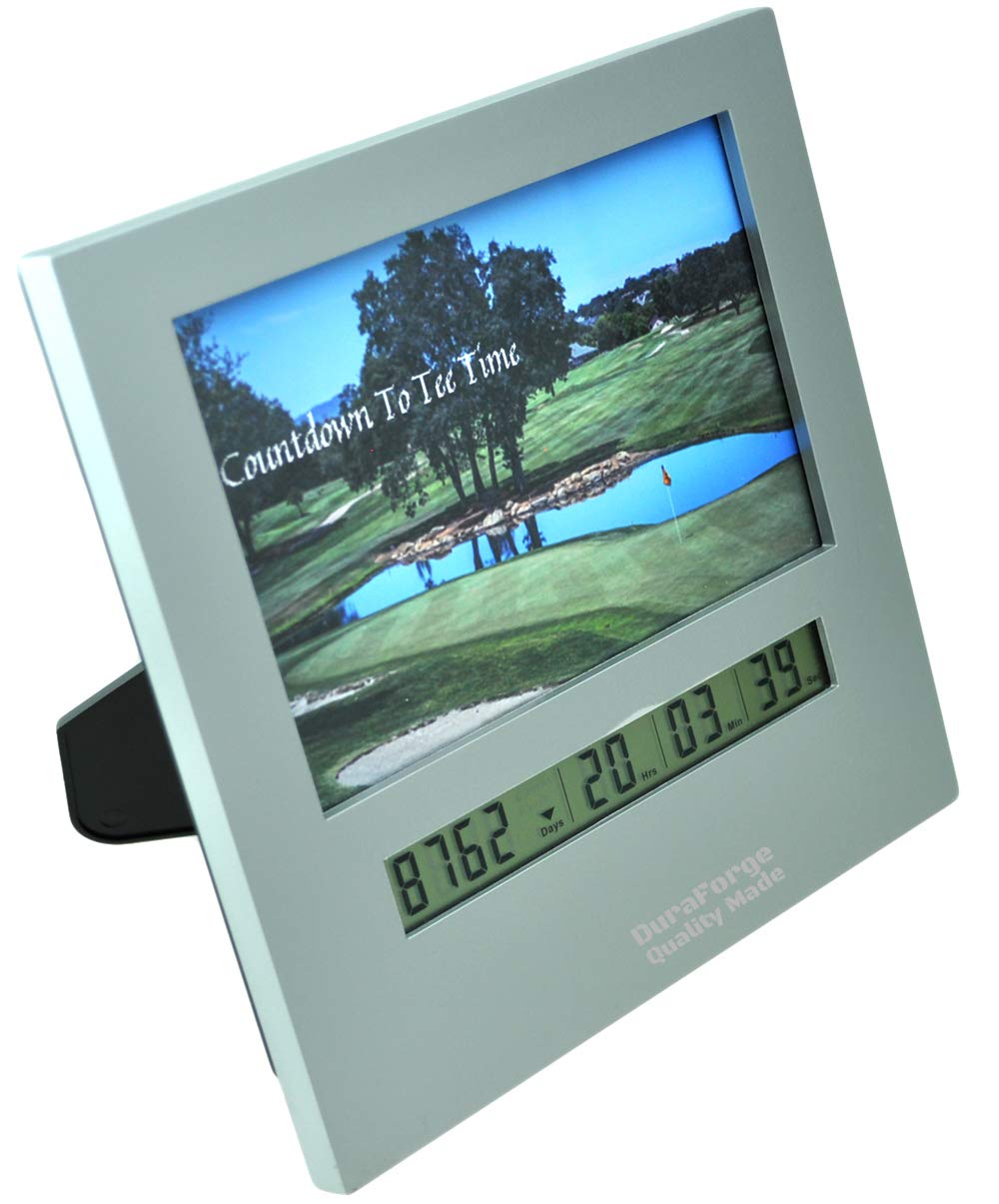 DuraForge 2020 Retirement Countdown Clock with Large Digital Display, Day Timer are Fun Golf Gadgets and Gifts for Firemen Police Military Vets Count Down The Calendar to Xmas Graduation or Any Event