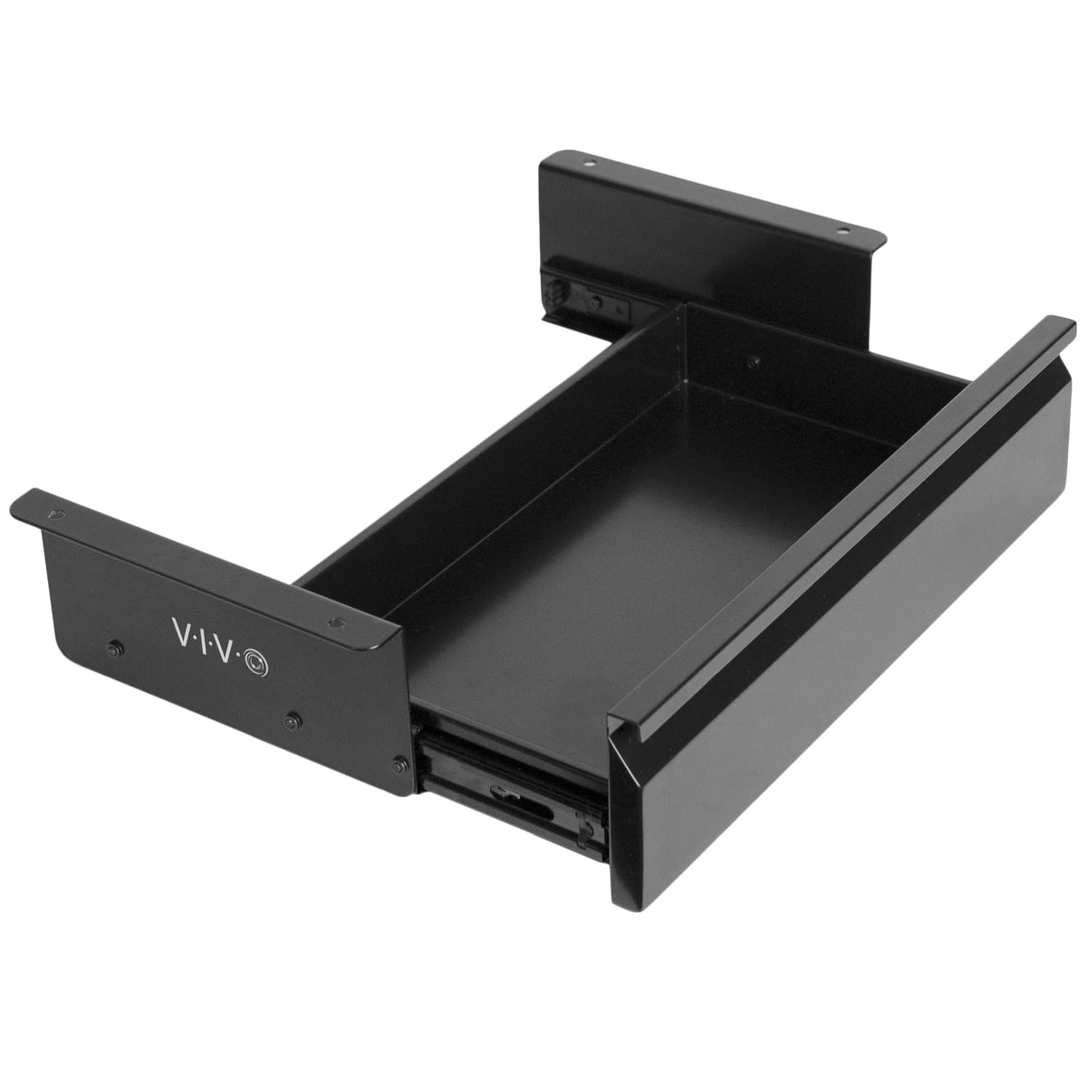 VIVO 16 Inch Under Desk Slide out Drawer without Shell, Home Office Storage Organizer, Steel, Black, DESK-AC03A-B