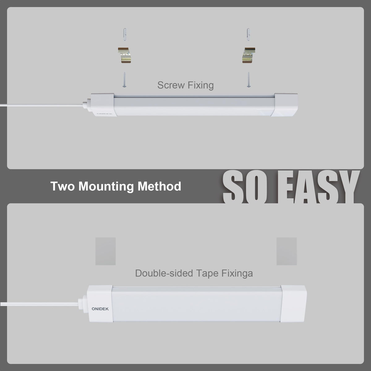 ONIDEK Under Cabinet Lights with Plug. 3000K-6500K Dimming and Color. with Wireless Control Panel and Remote Control.15W 1500LM for Garage, Kitchen, Bathroom, Closet, Office (16 inch)