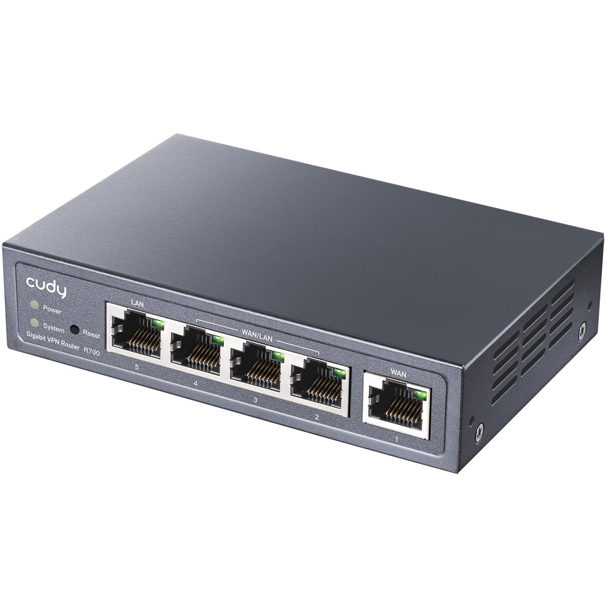 Cudy New Gigabit Multi-WAN VPN Router, Up to 4 Gigabit WAN Ports, SMB, Load Balance, Lightning Protection, PPTP L2TP WireGuard OpenVPN IPsec VPN Router