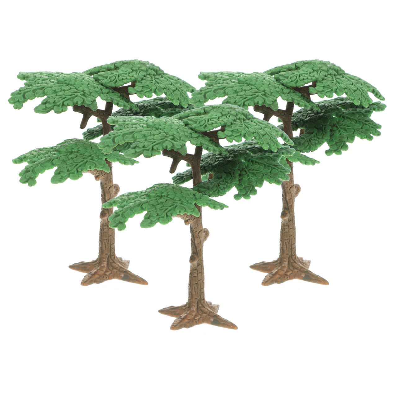 Operitacx 3 Pcs Landscape Model Trees 4.13 Inch Mini Pine Cypress Trees for Model Train Scenery Diorama Craft Home Office Decor