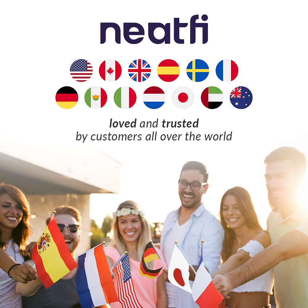 Neatfi 3,000 Lumens LED Desk Lamp with Clamp | Dimmable | 5 Brightness Levels & 5 Light Modes | Memory Function | Eye-Caring Flexible Lamp for Home & Office (28 Inches, White)