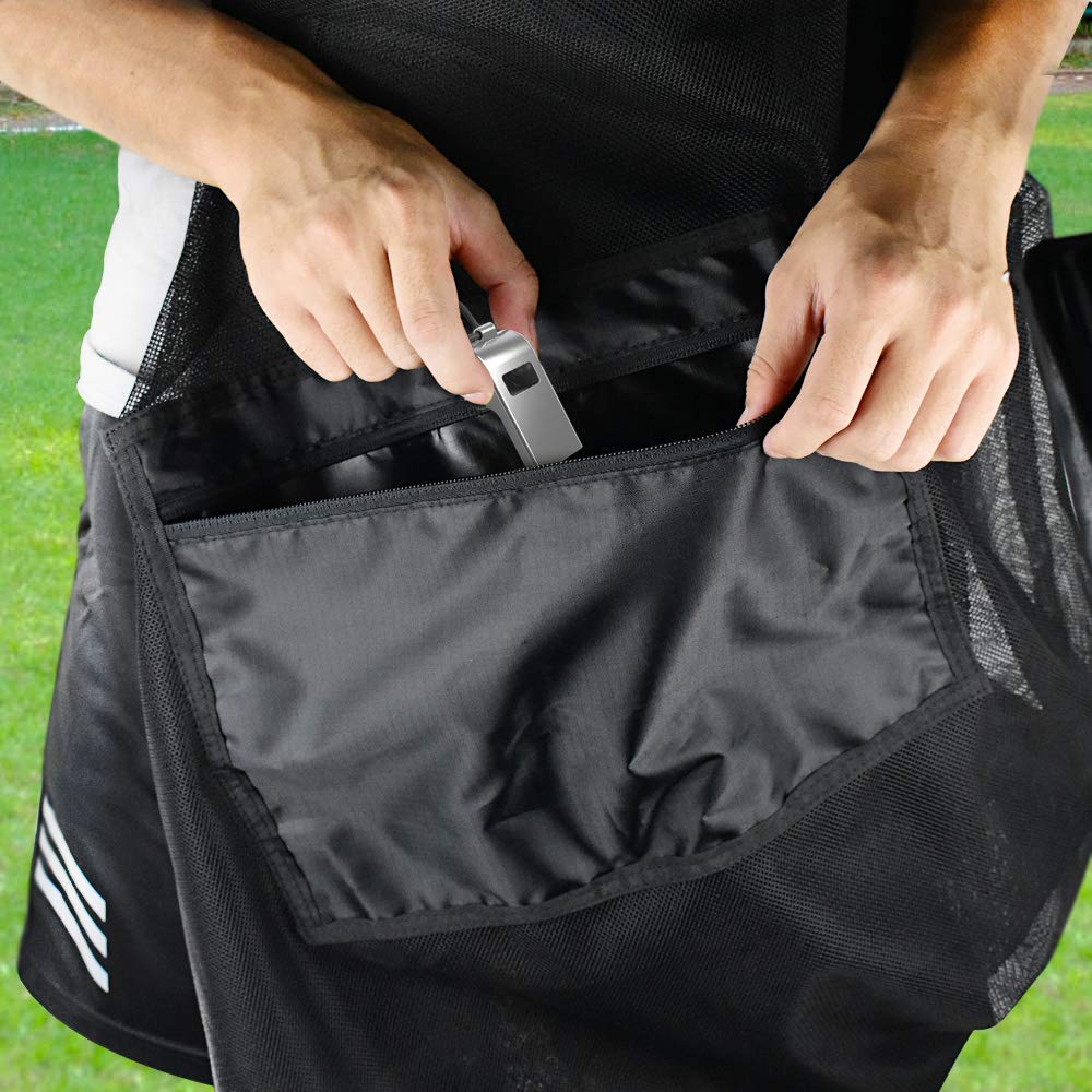 BROTOU Thickened Extra Large Sports Ball Bag Mesh Socce Ball Bag Heavy Duty Drawstring Bags Team Work for Holding Basketball, Volleyball, Baseball, Swimming Gear with Shoulder Strap