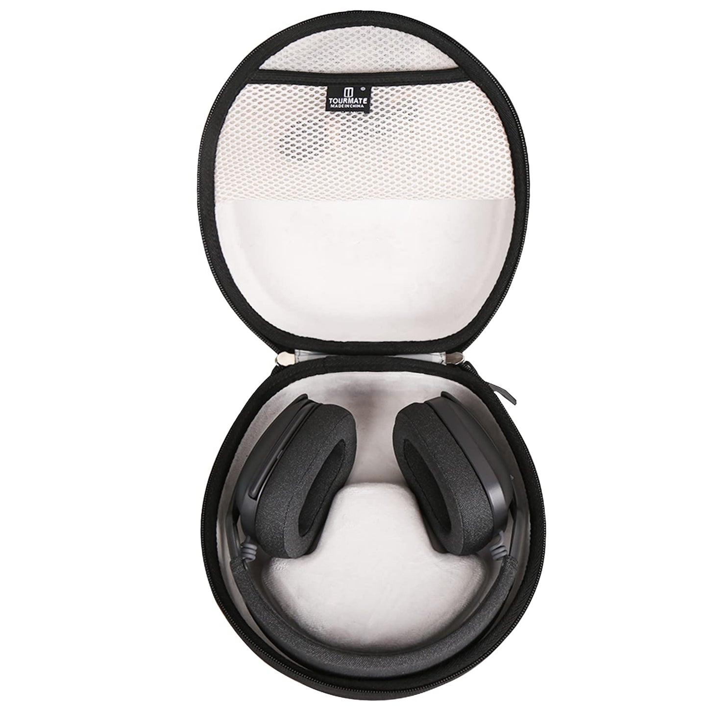 Hard Travel Case for Logitech Zone Vibe 100/125 Wireless Ear Headphones, Protective Carrying Storage Case - Tourmate（only case）