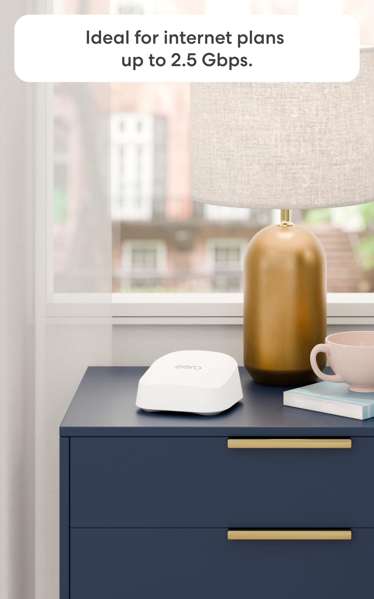 Amazon eero 7 dual-band mesh Wi-Fi 7 router (newest model) - Supports internet plans up to 2.5 Gbps, Coverage up to 6,000 sq. ft., 3-pack