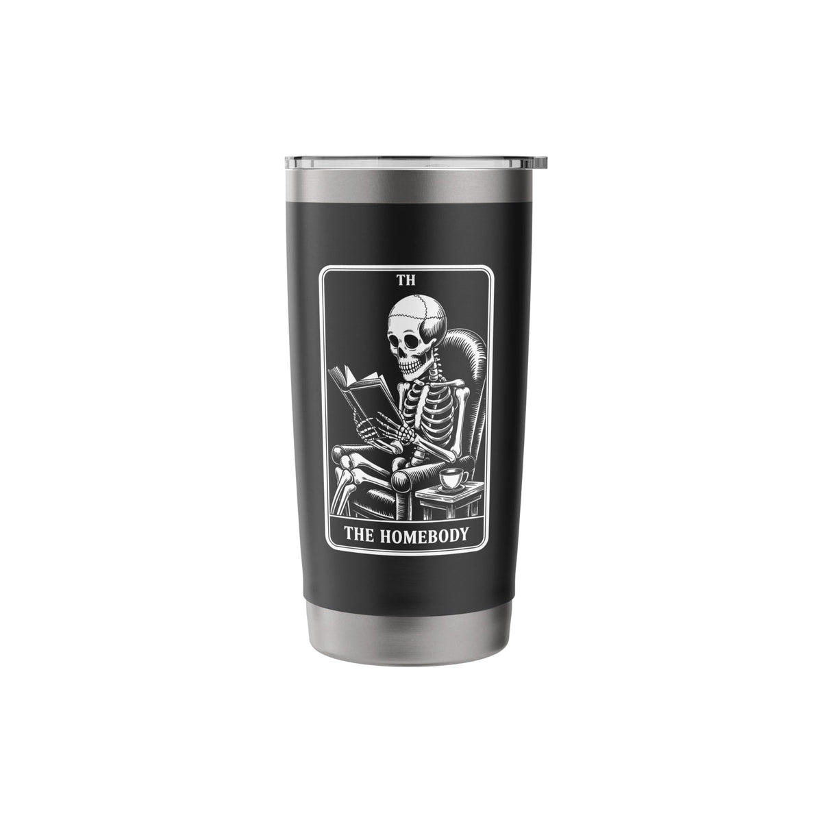 Indoorsy The Homebody Tarot Card Reading Introvert Stainless Steel Insulated Tumbler