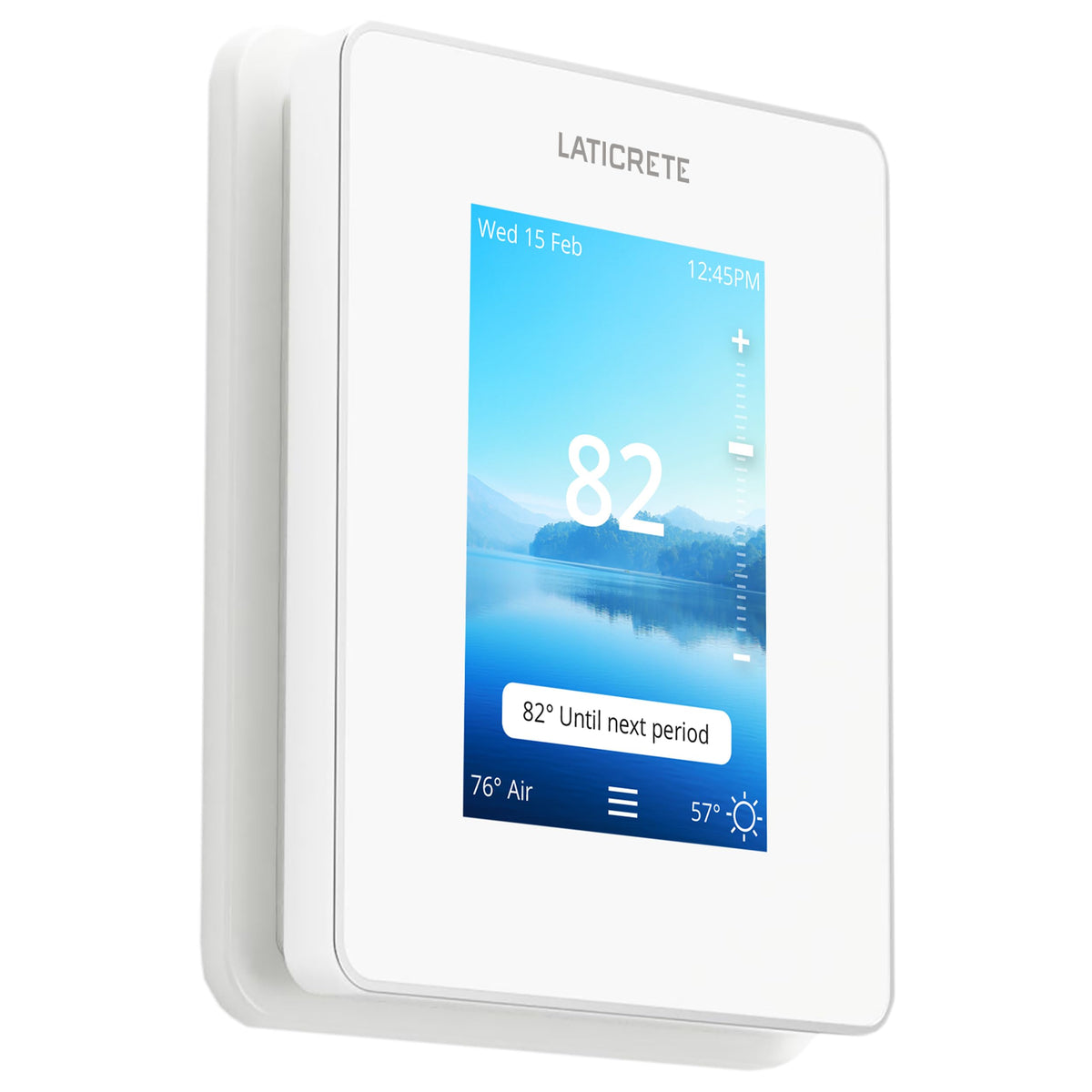 Laticrete 0804-0404-TW Strata Heat Smart Touch LCD WiFi Programmable Floor Heating Thermostat