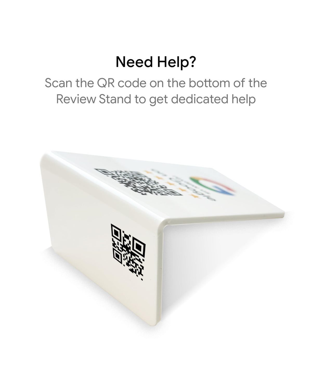 ProsperQR - Google Review Stand - NFC & QR Code, Easy Setup, For All Businesses (3-Pack)