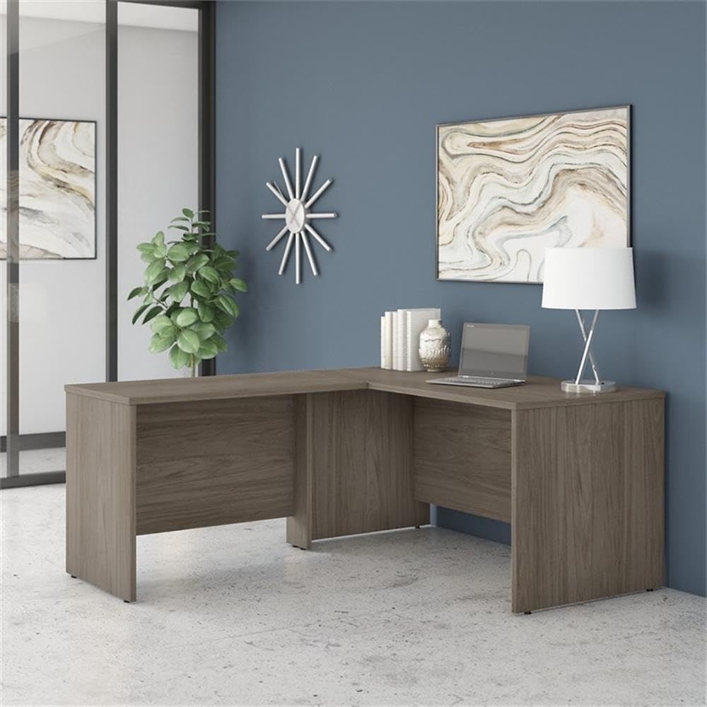 Bush Business Furniture Studio C 60W x 30D L Shaped Desk with 42W Return