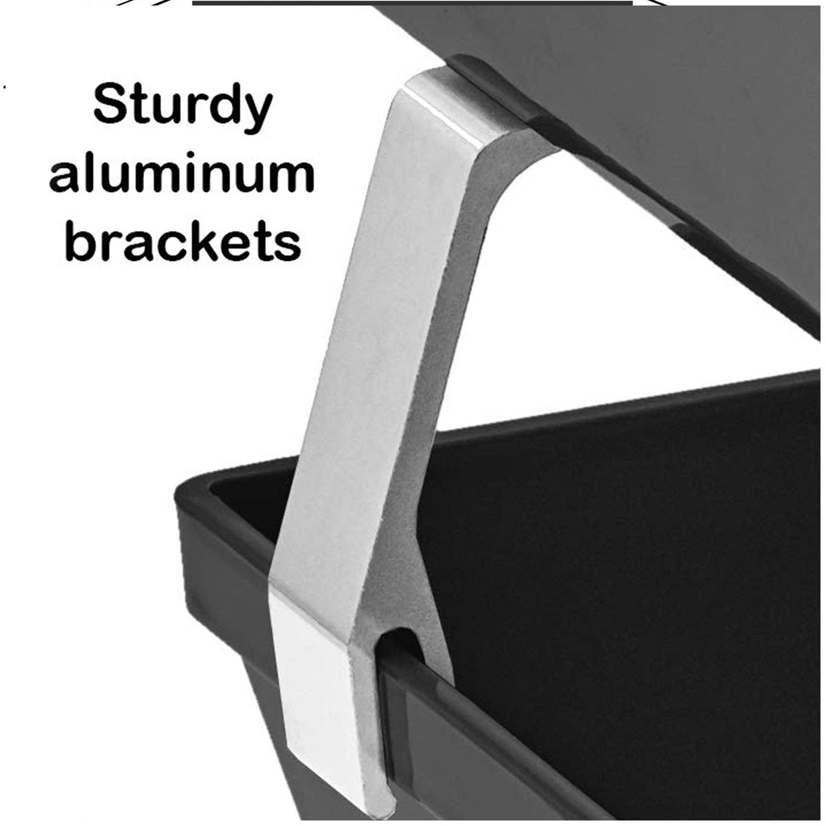Acrimet Facility 2 Tier Letter Tray, Side Load, Letter Size/A4, Desktop File Organizer, Plastic (Black Color)
