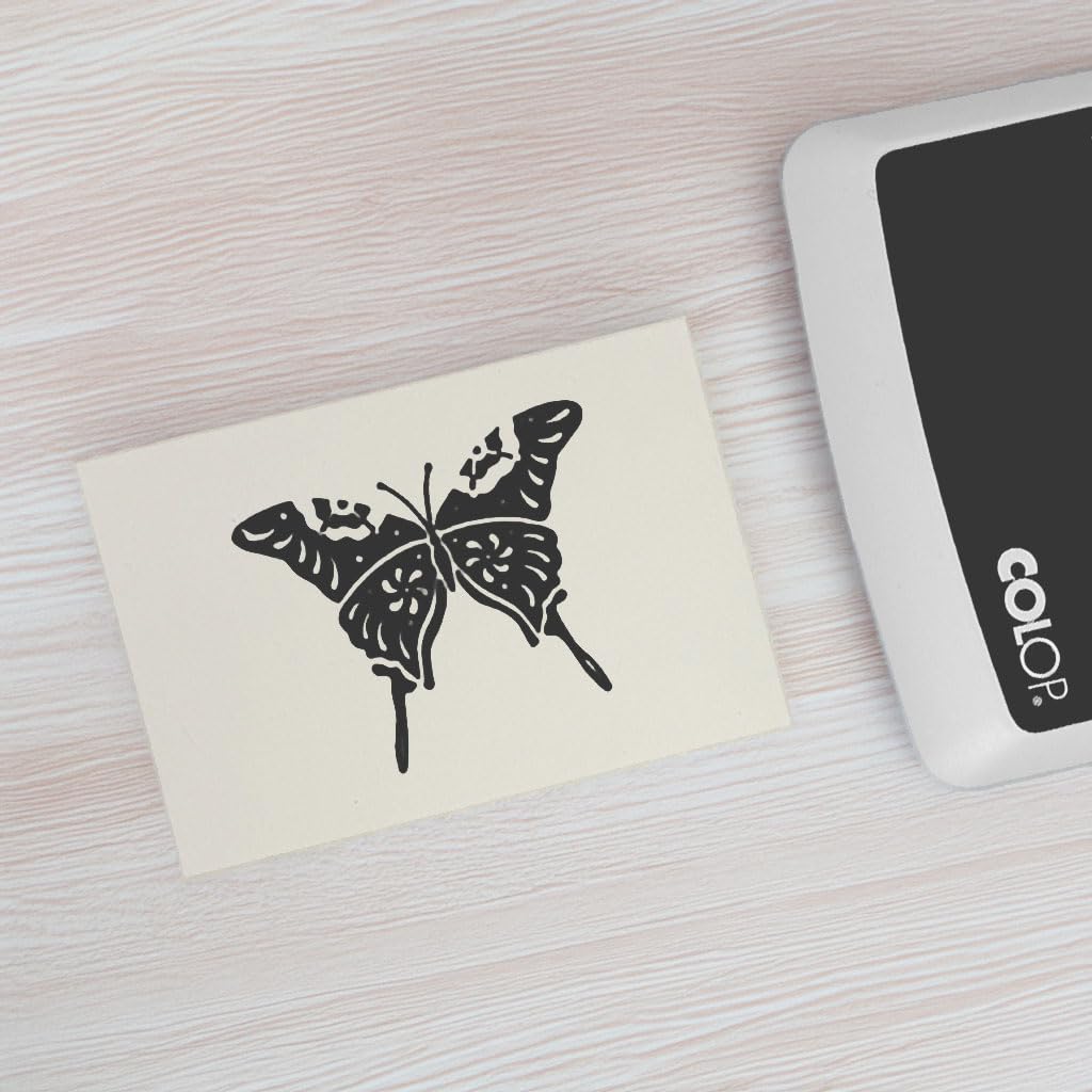 COLOP Make 3 Series Premium Ink Stamp Pad – Large 3.5" x 6.25" Water-Based & Acid-Free Non-Toxic Ink for Rubber Stamps, Crafting, and Scrapbooking – Fancy Grey