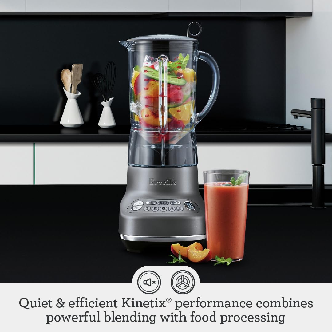 Breville BBL620SIL Fresh and Furious Blender, Silver