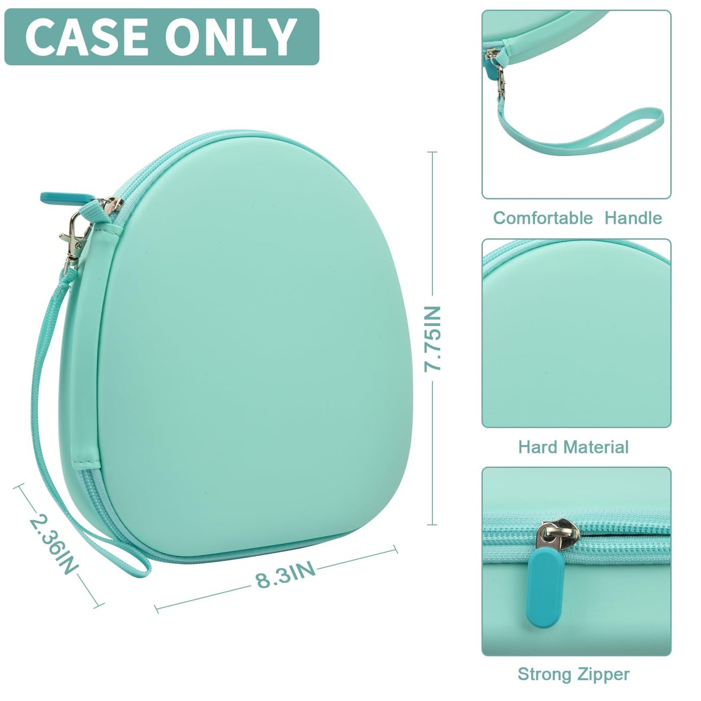 PAIYULE Headphone Case for Sony WH-CH720N WH-CH520 WH-1000XM4 for Soundcore Q20i Q20 Q30 for JBL Tune 720BT 510BT Noise Canceling Headphones, Wireless Headset Travel Bag (Box Only)(Green)