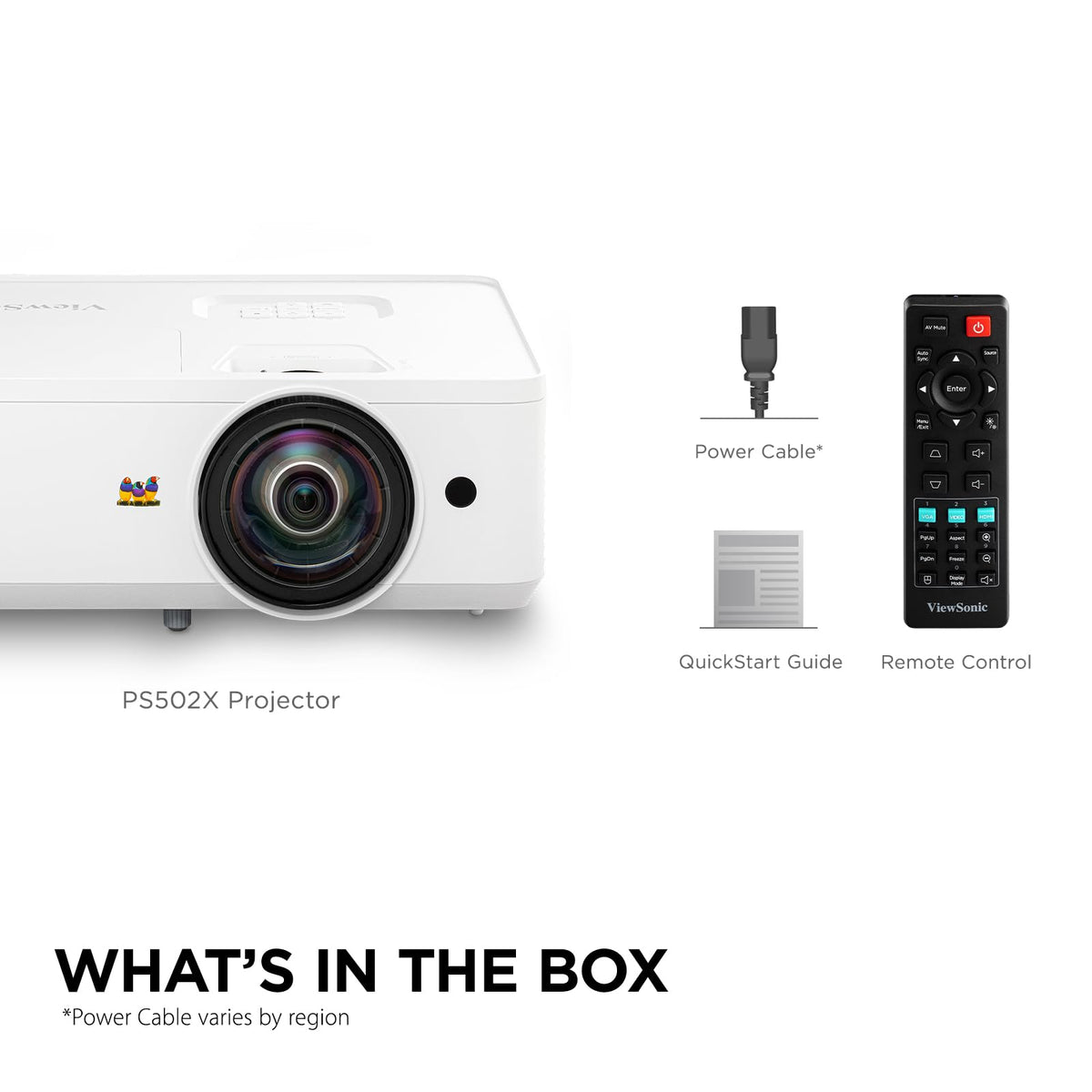ViewSonic PA503S 4000 Lumens SVGA Projector, High Brightness for Small Classrooms and Living Rooms, SuperColor Technology, Vertical Keystone, and HDMI Inputs