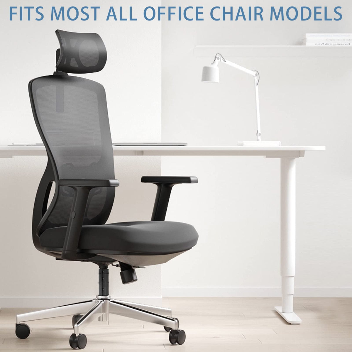 Salbree Office Chair Hero Fix Attaches Clamps to Large Cylinder Piston Stops Your Chairs from Sinking When Computer Hydraulic Lift Has No Gas Stop Replacement