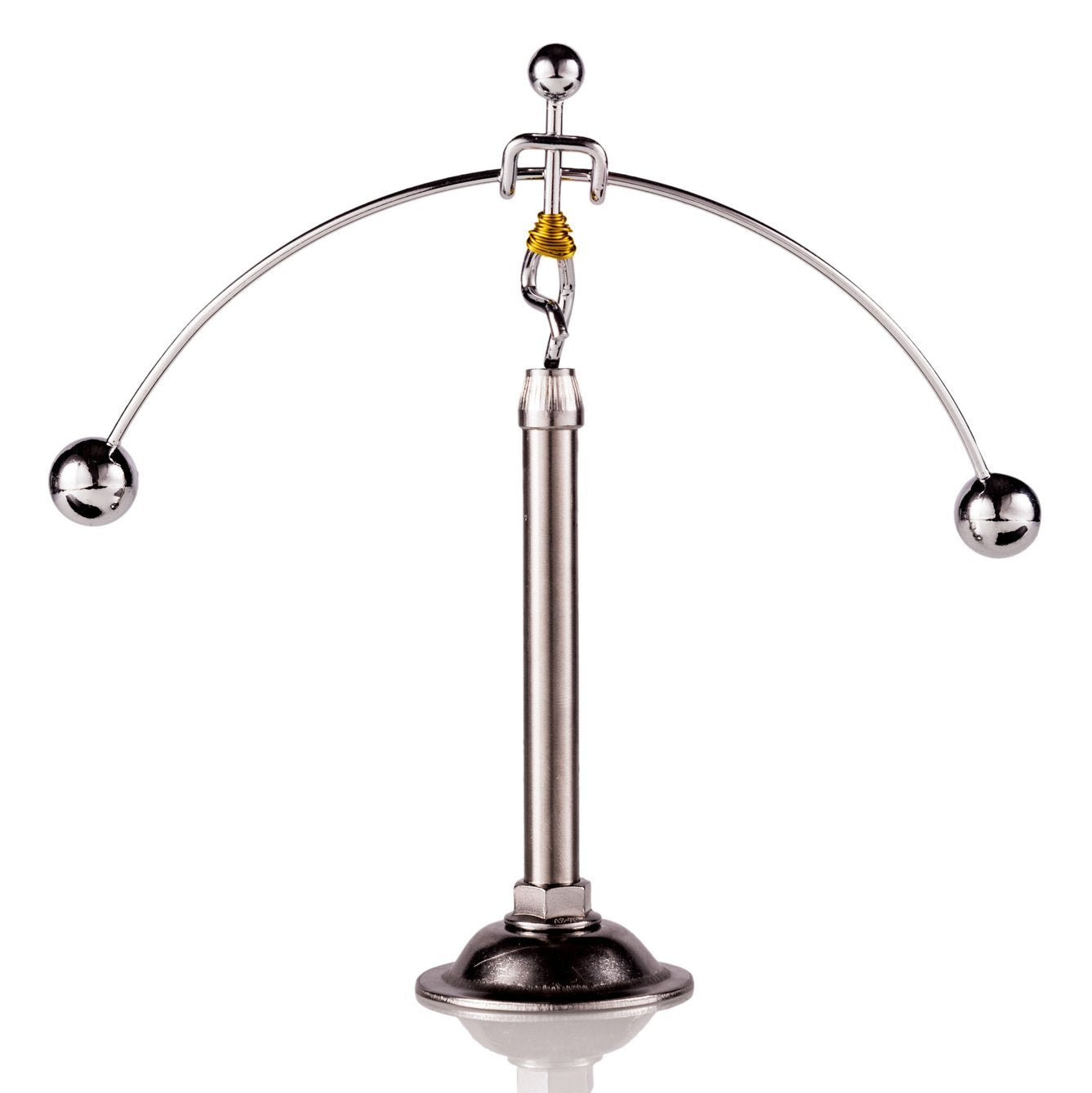 Sunnytech Steel Balance Toy Weightlifter Kinetic Art Balance Toy Balancing Decompressive Science Psychology Home Offic Decor Desk Decor WJ049
