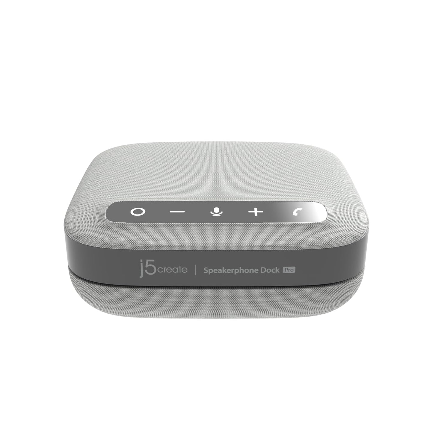 j5create USB-C Dual 4K Speakerphone Dock Pro, Dual 4K HDMI Audio Dock for Video Conference, USB-A x 2, USB-C, Gigabit ethernet, Pass-Through Charging - Works with Teams, Zoom (JCDS337)
