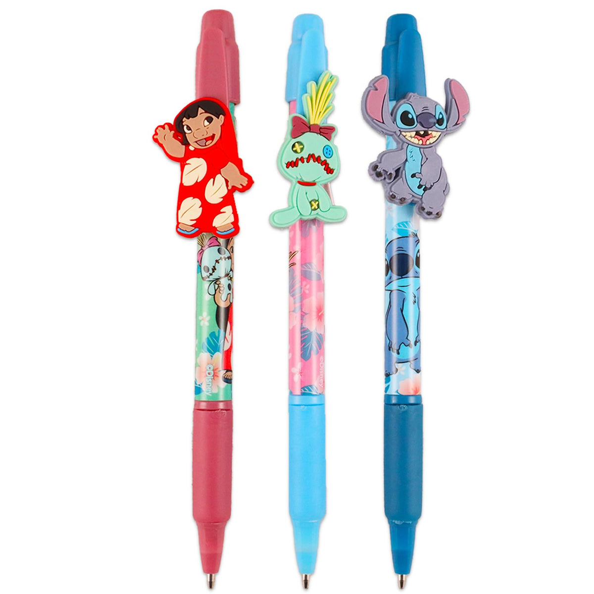 Lilo and Stitch Sticky Note Tab Set - Bundle of 200+ Sticky Tabs (7 Styles) Plus Pens, Stickers for School & Office Supplies | Stitch Desk Accessories