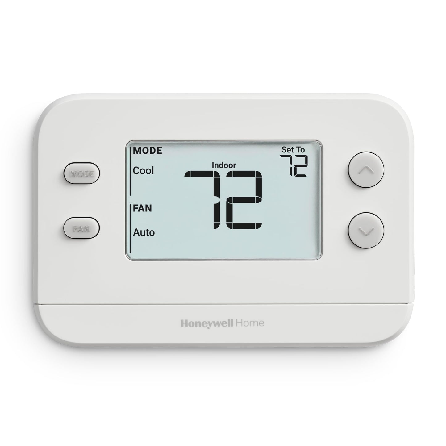 NEW! Honeywell Home Non-Programmable Thermostat, Single-Stage, 1 Heat/1 Cool Compatibility, X1N, White
