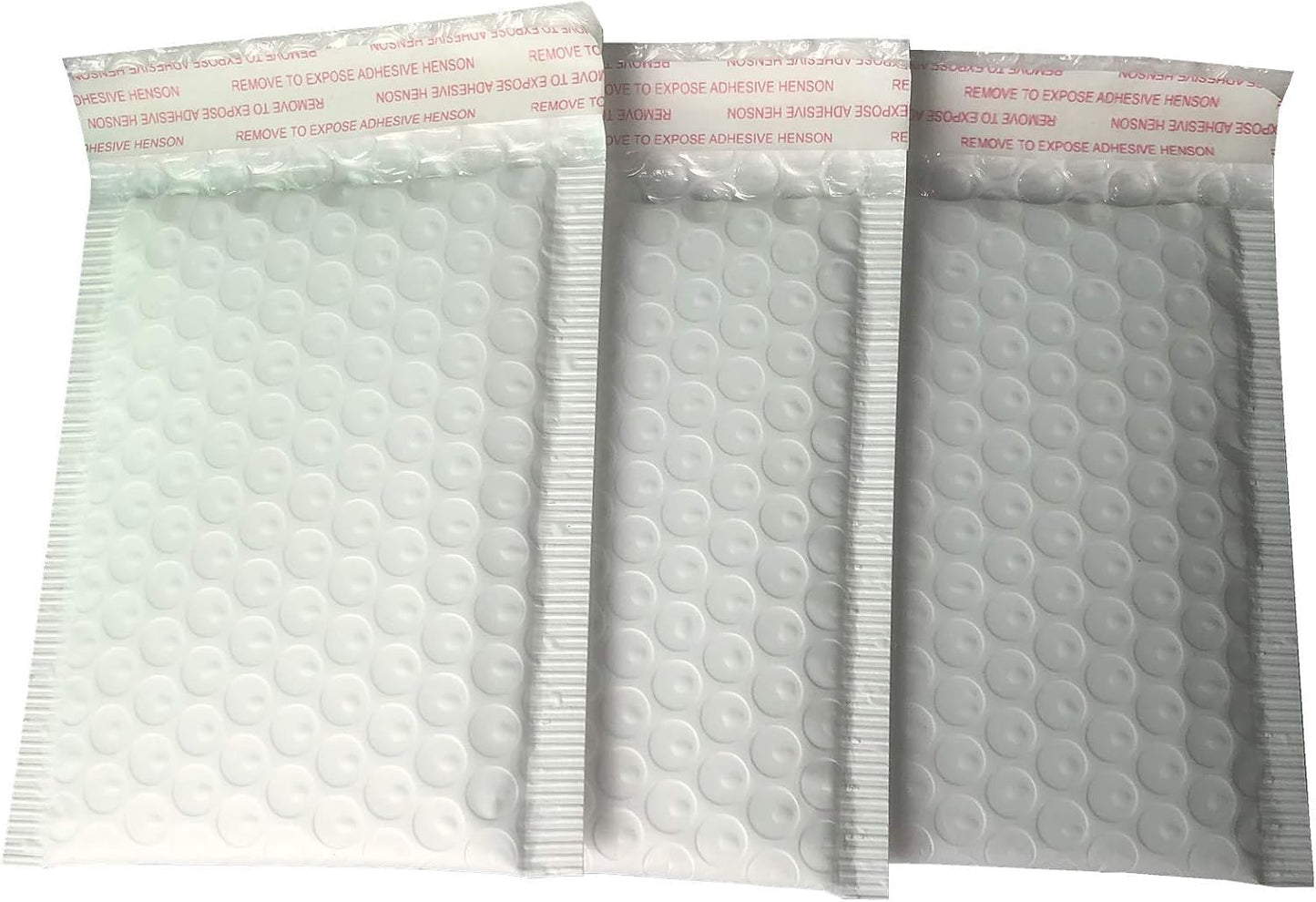 3.5x5 Inch White Poly Bubble Mailers Padded Envelopes, Self-Sealing Shipping Bags 200 Pack