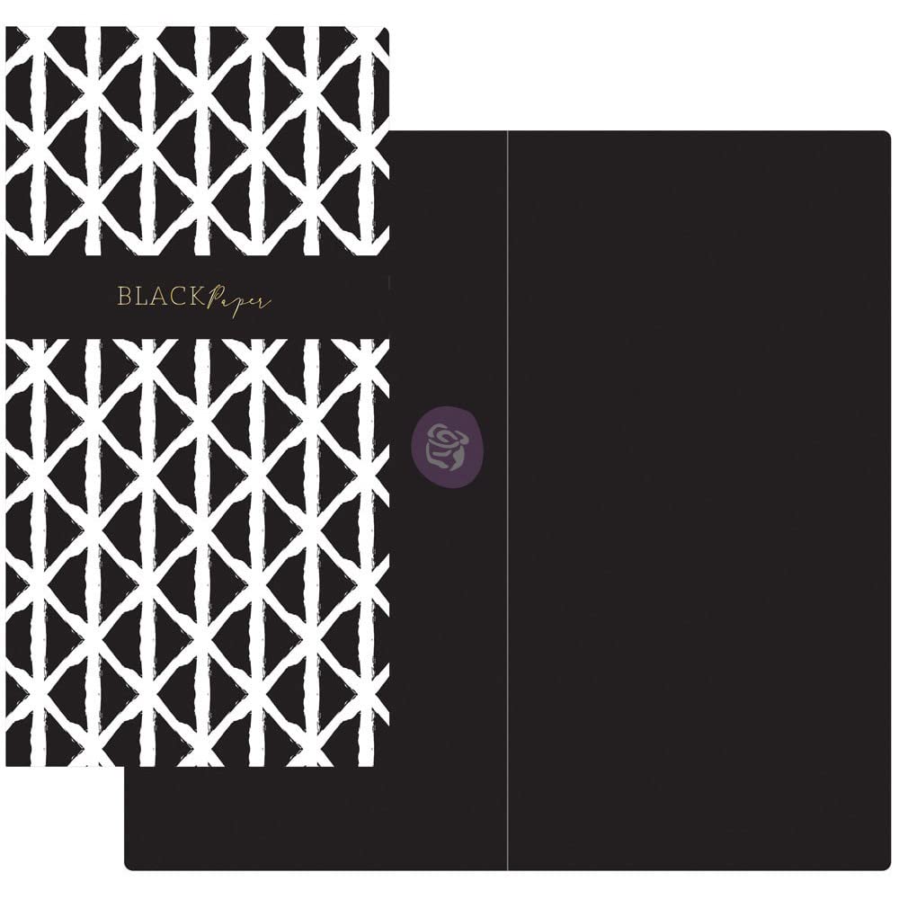 Prima Marketing 655350592608 Prima Traveler's Journal Notebook Refill Black Paper