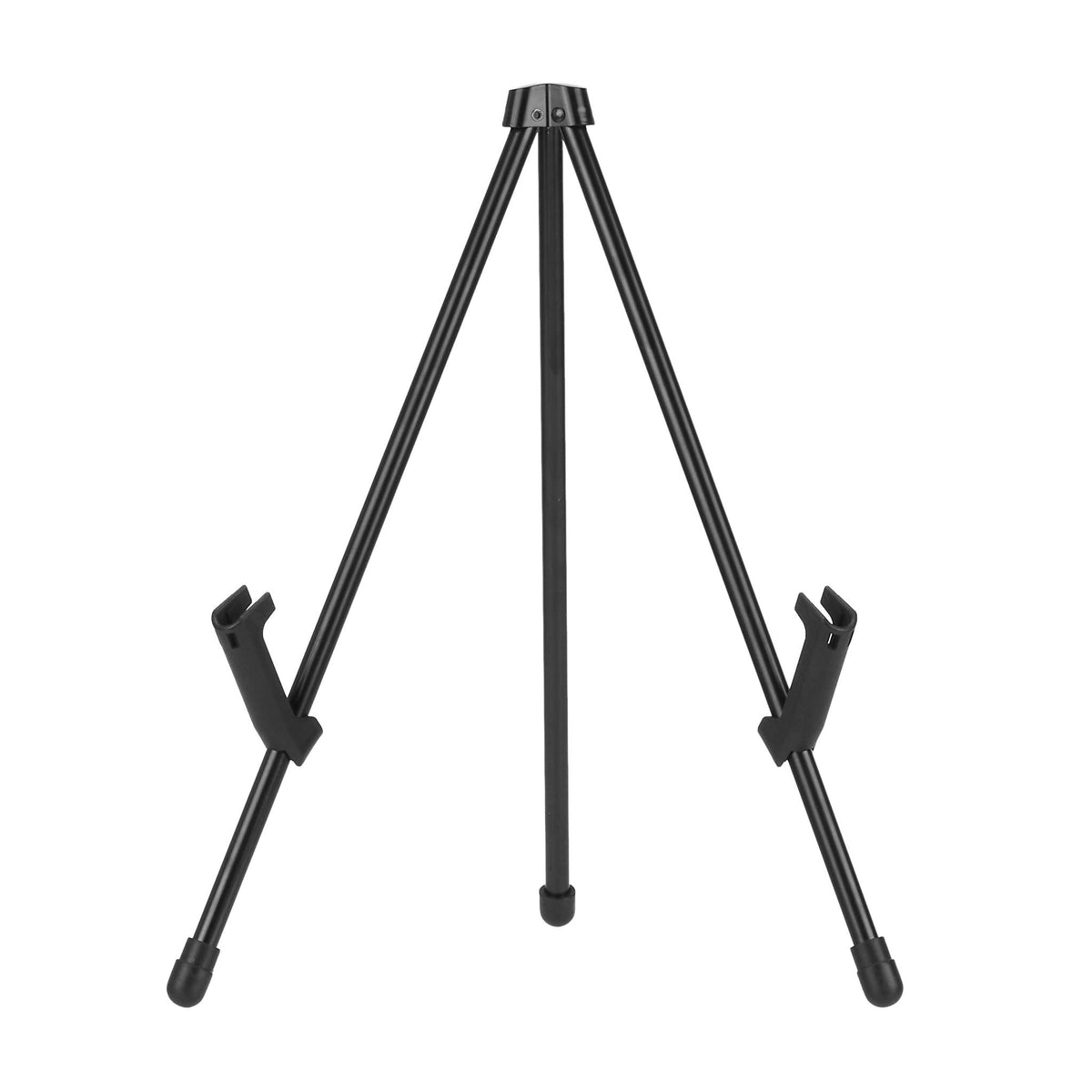 Amazon Basics Tabletop Instant Easel, Black Steel, Portable Tripod for Paintings, Signs, Posters, Adjustable Display