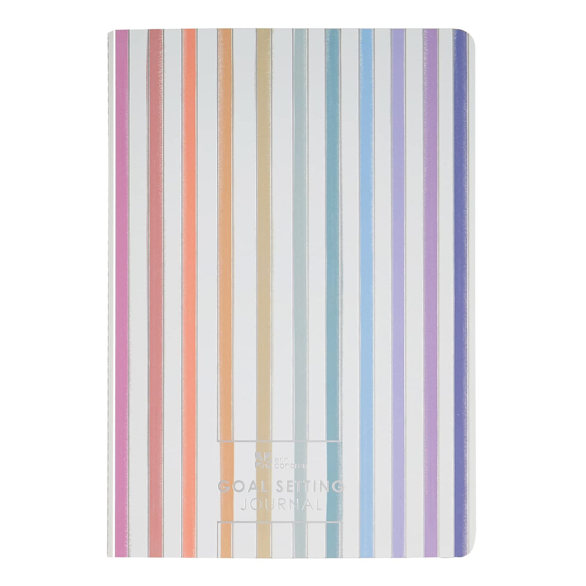Erin Condren Designer Petite Planner - Goal Setting Journal Editions with Illustrative, Functional, Cute Sticker Pack that Includes Inspirational Quotes for Customization (Goal Setting 2)