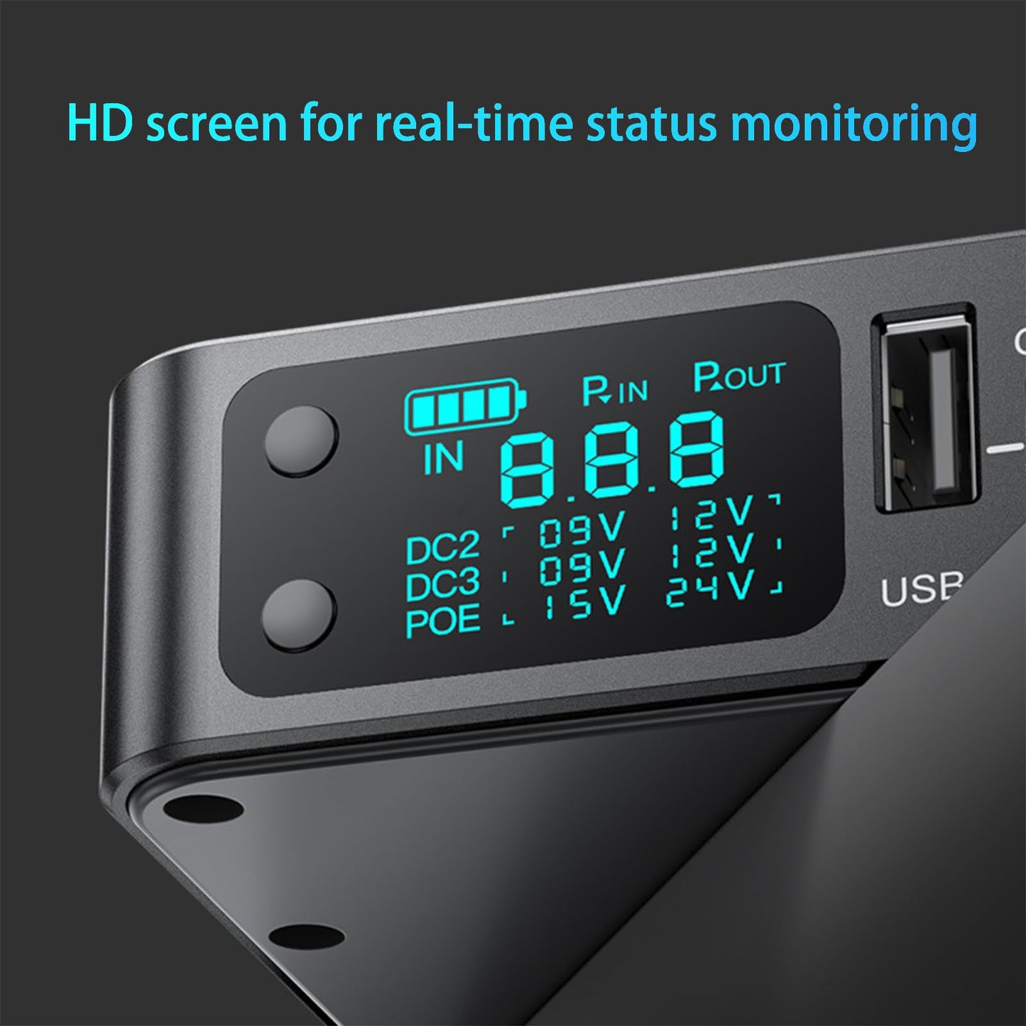 Yuuki Power Battery Backup for Router CCTV 18000mAh(56Wh) 12V⎓2A DC UPS 9V⎓2A, Mini UPS USB 5V/3.6A