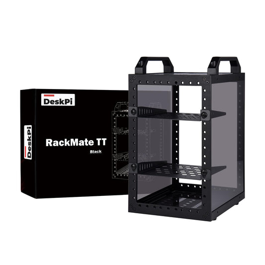 GeeekPi DeskPi RackMate TT Mini Server Cabinet for Mini PC, Network, Servers, Audio, and Video Equipment