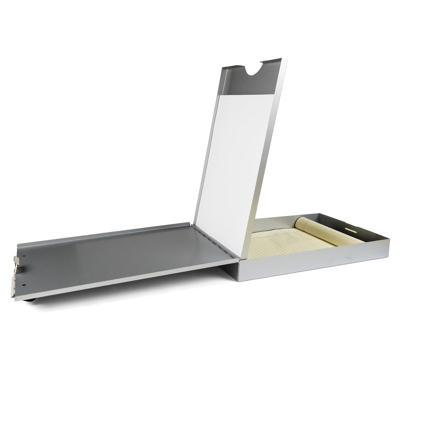 Saunders Cruiser-Mate Heavy Duty Aluminum Dual Storage Clipboard, Letter Size 8.5x11 Metal Form Holder with High Capacity Clip, Rugged Ticket Board for Police Patrol & Contractors, Made in USA