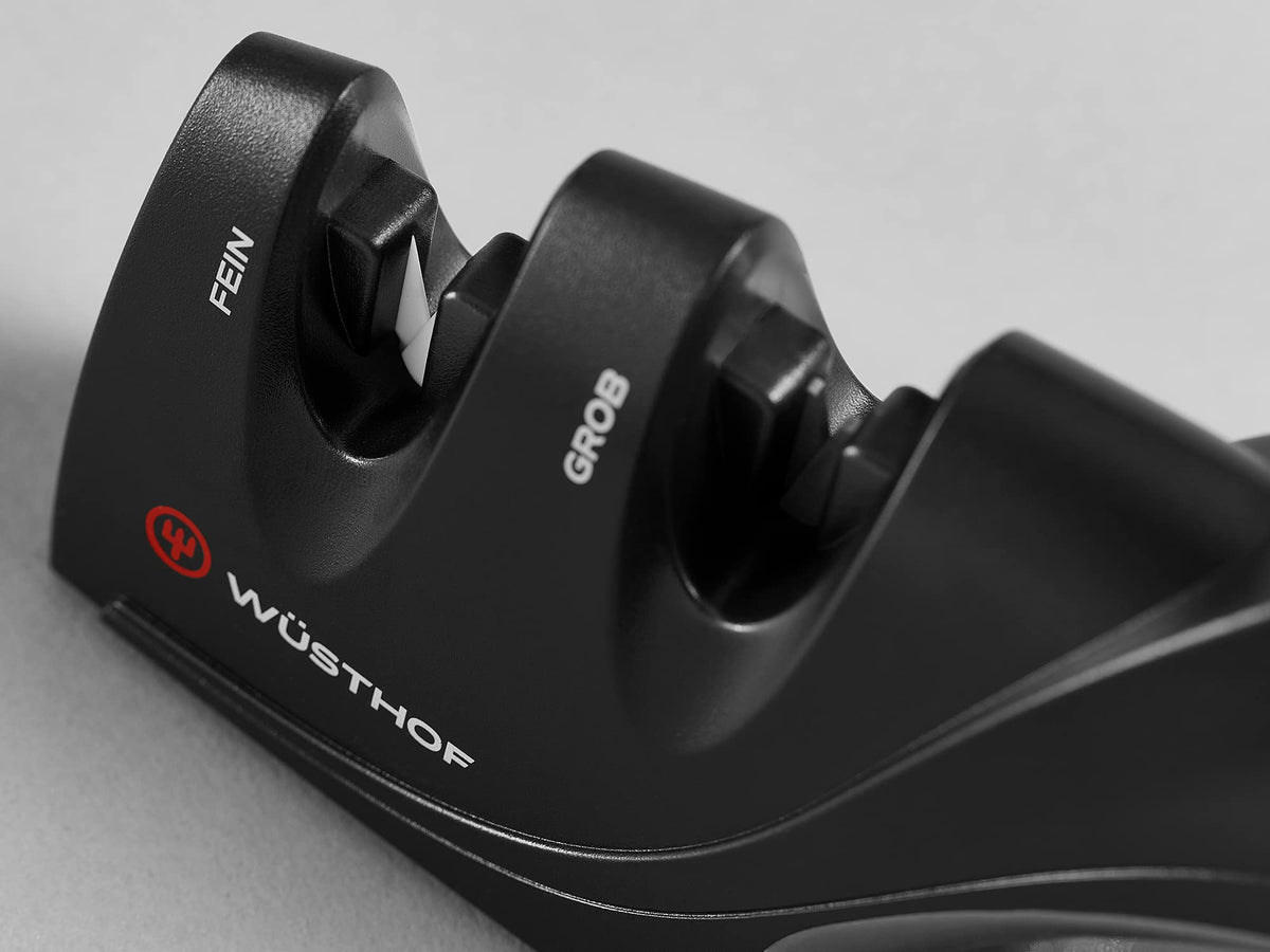 WÜSTHOF 2-Stage Hand-Held Sharpener, Black