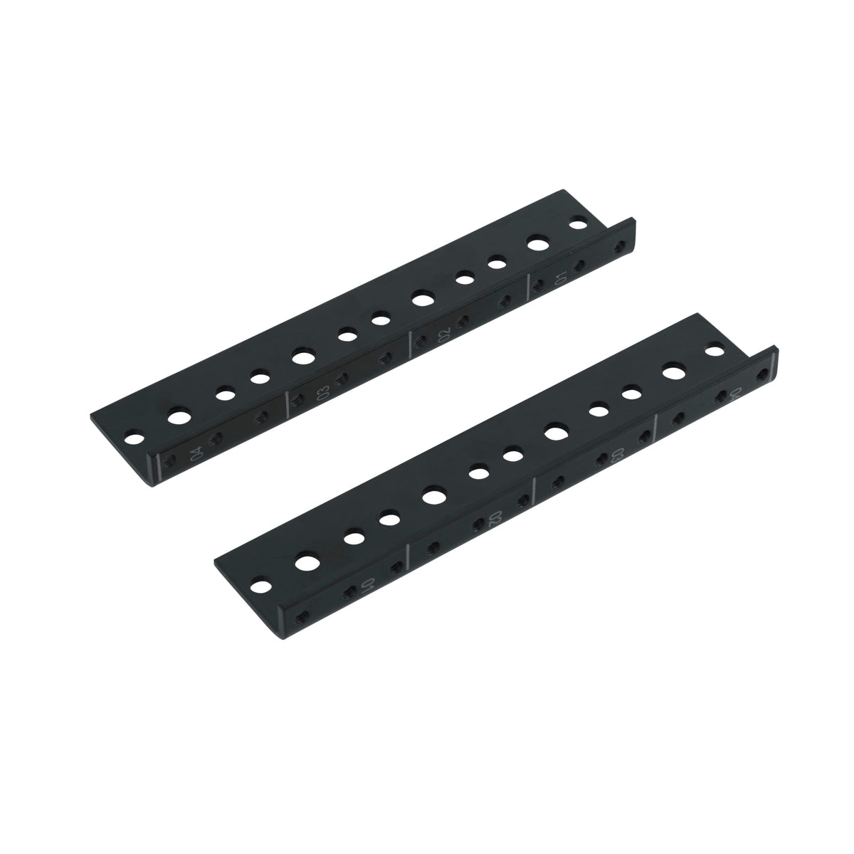 Gator Rackworks Heavy Duty Steel Rack Rail Set, 4U Rack Size (GRW-RACKRAIL-04U)