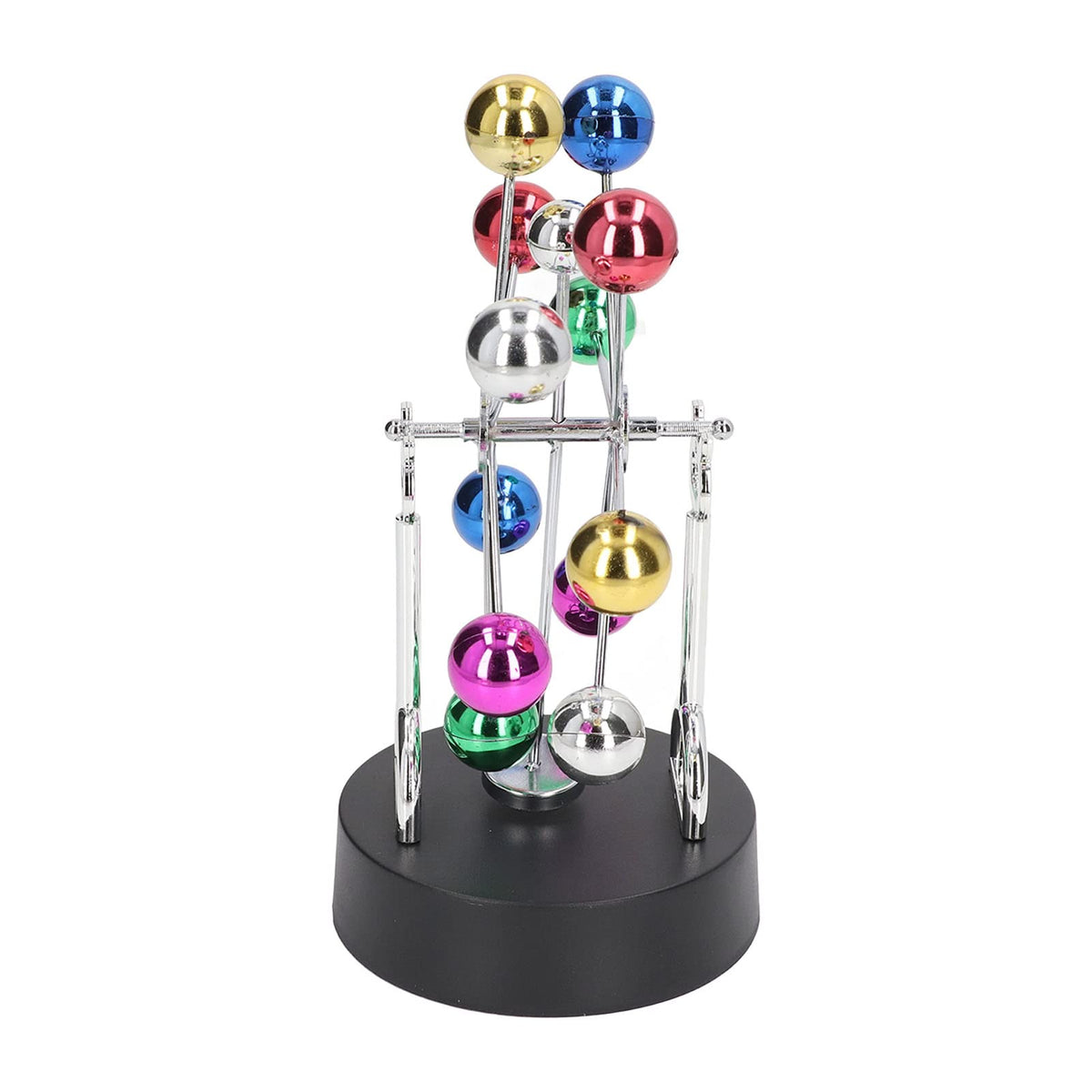 Fnskatzici Electronic Perpetual Motion Machine - Kinetic Art Ferris Wheel Desk - Physics Science Gadget for Office Decor & Stress Relief for Men, Adults(USB/Battery Powered)