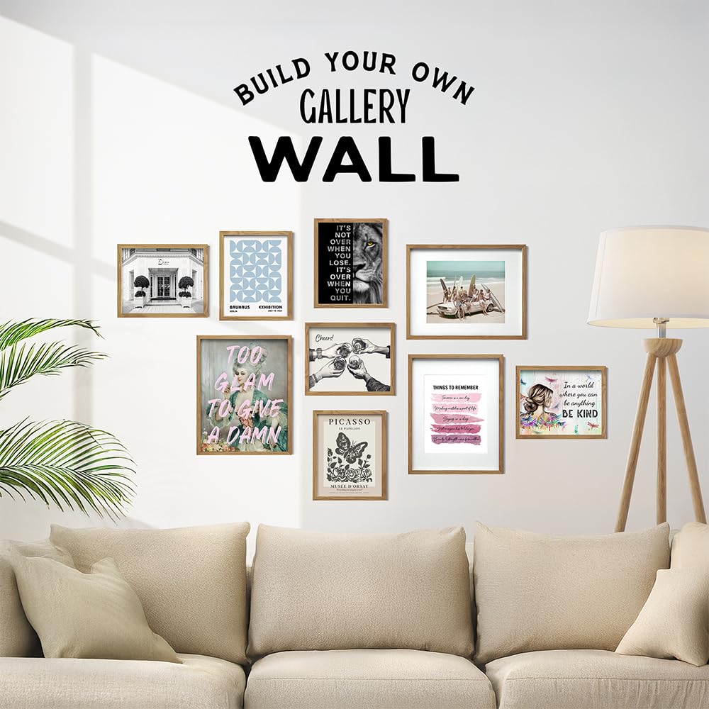 YELLOWBIRD ART & DESIGN Motivational Wall Art & Decor FRAMED - Positive Quotes - Motivational poster - Office Wall Art - Lion Wall Decor Inspiration Motivation Man cave Gym Wall Decor for Men