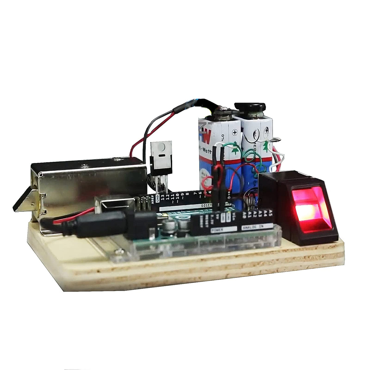 Geekstory Optical Fingerprint Reader Sensor Module Door Lock Access Control Red Light for Arduino Mega2560 UNO R3