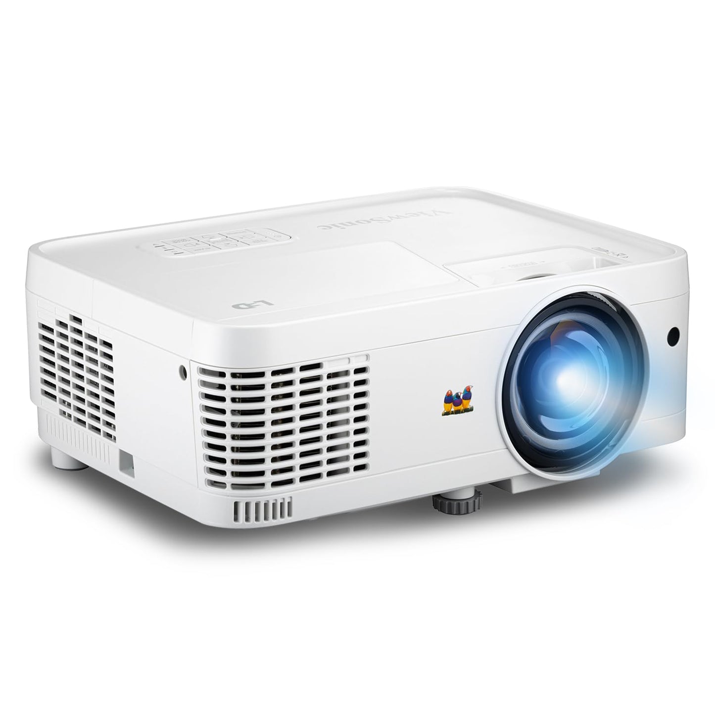 ViewSonic LS560WH 3000 Lumens WXGA Short Throw LED Projector, High Brightness for Business and Education, H/V Keystone and 360-Degree Projection for Easy Setup, and LAN Control Inputs