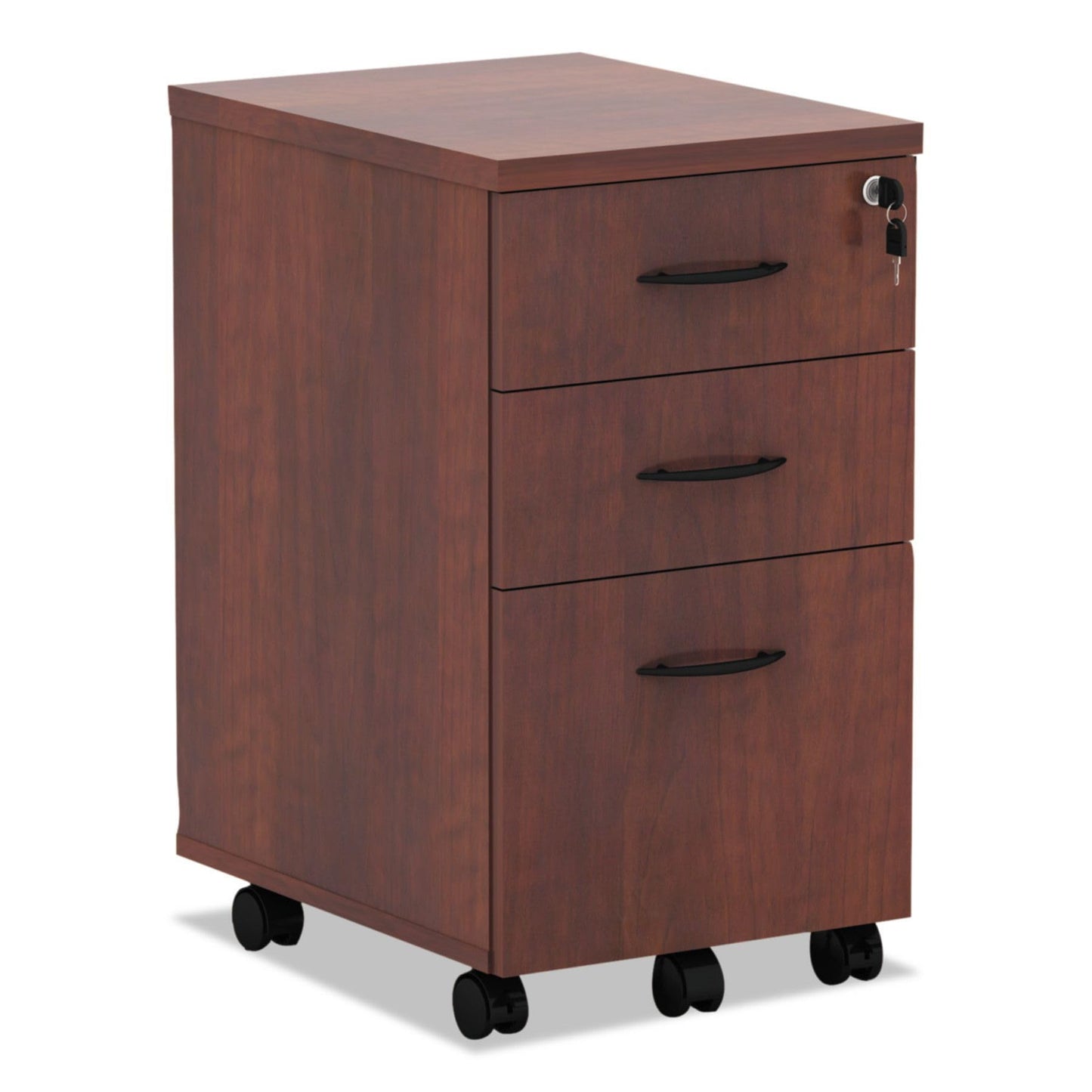 Alera ALE Valencia Mobile B/B/F Pedestal File, 15 7/8 x 20 1/2 x 28 3/8, Med Cherry