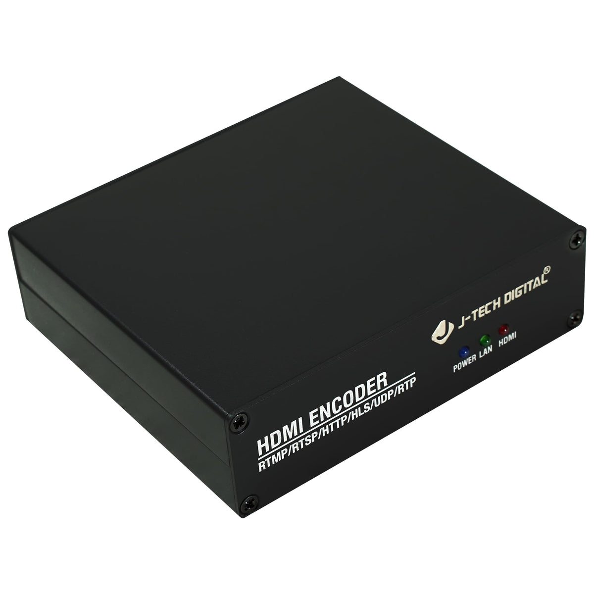 J-Tech Digital HDMI H.264 IPTV Encoder Livestream with Audio Embedder 1080P 60Hz for Online Streaming Platforms Control App Available [JTECH-ENCH4A]