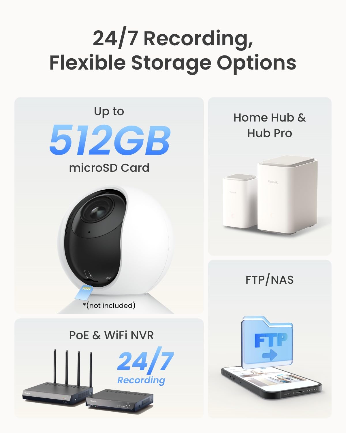 REOLINK Smart 4K UHD Pan & Tilt Dual-Band Wi-Fi 6 Indoor Security Camera with 3X Optical Zoom, Auto-Tracking, People/Pet Detection, Crying Sound Detection, Privacy Mode, and Bluetooth Setup, E1 Zoom