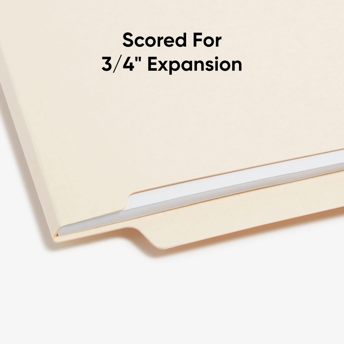 Smead Shelf-Master End Tab File Folders, 100 Count, Manila, Reinforced Straight-Cut Tabs, Letter Size