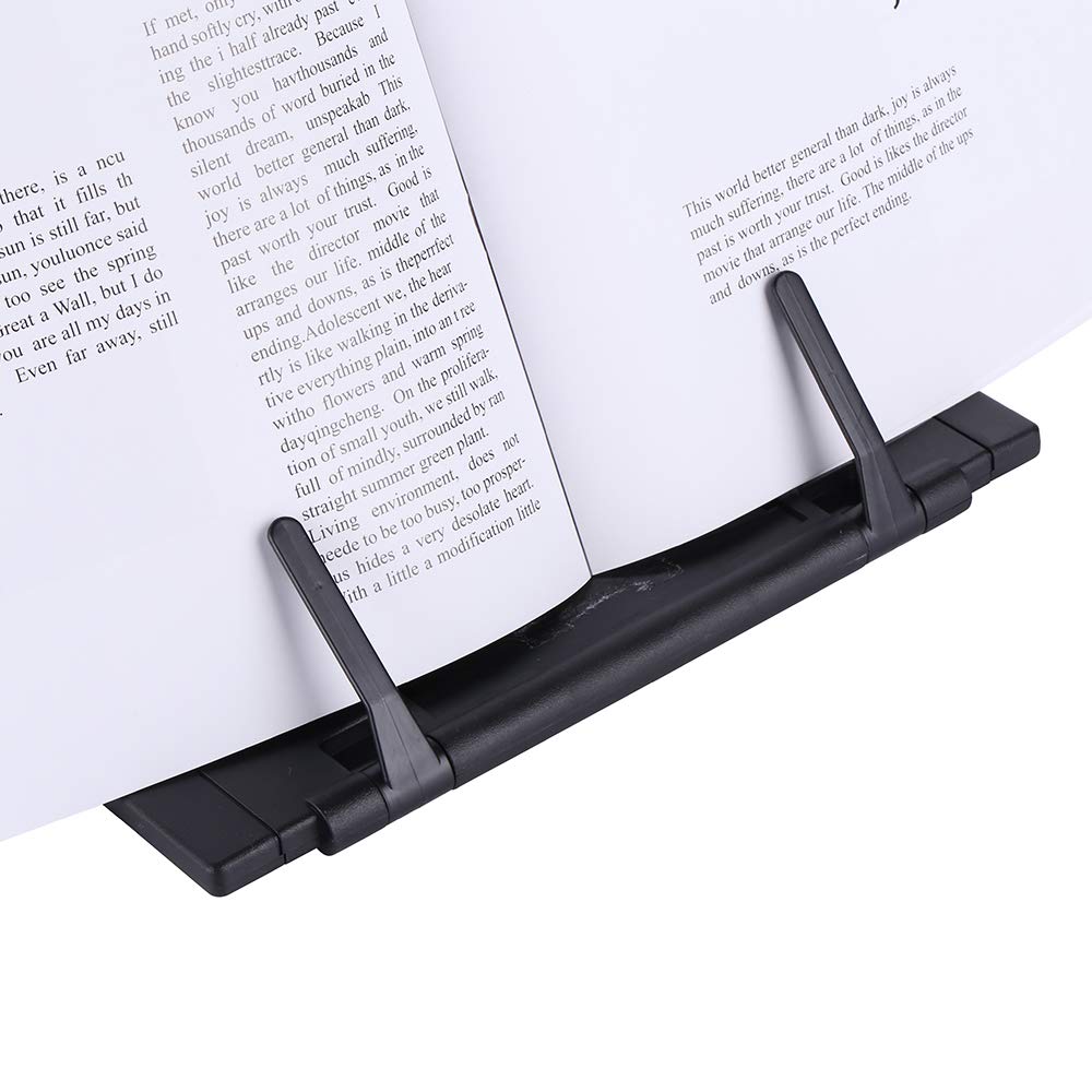 Abankey KLOUD CityBlack Metal Desktop Document Book Holder with 7 Adjustable Positions (Lost ocean-SJ981)