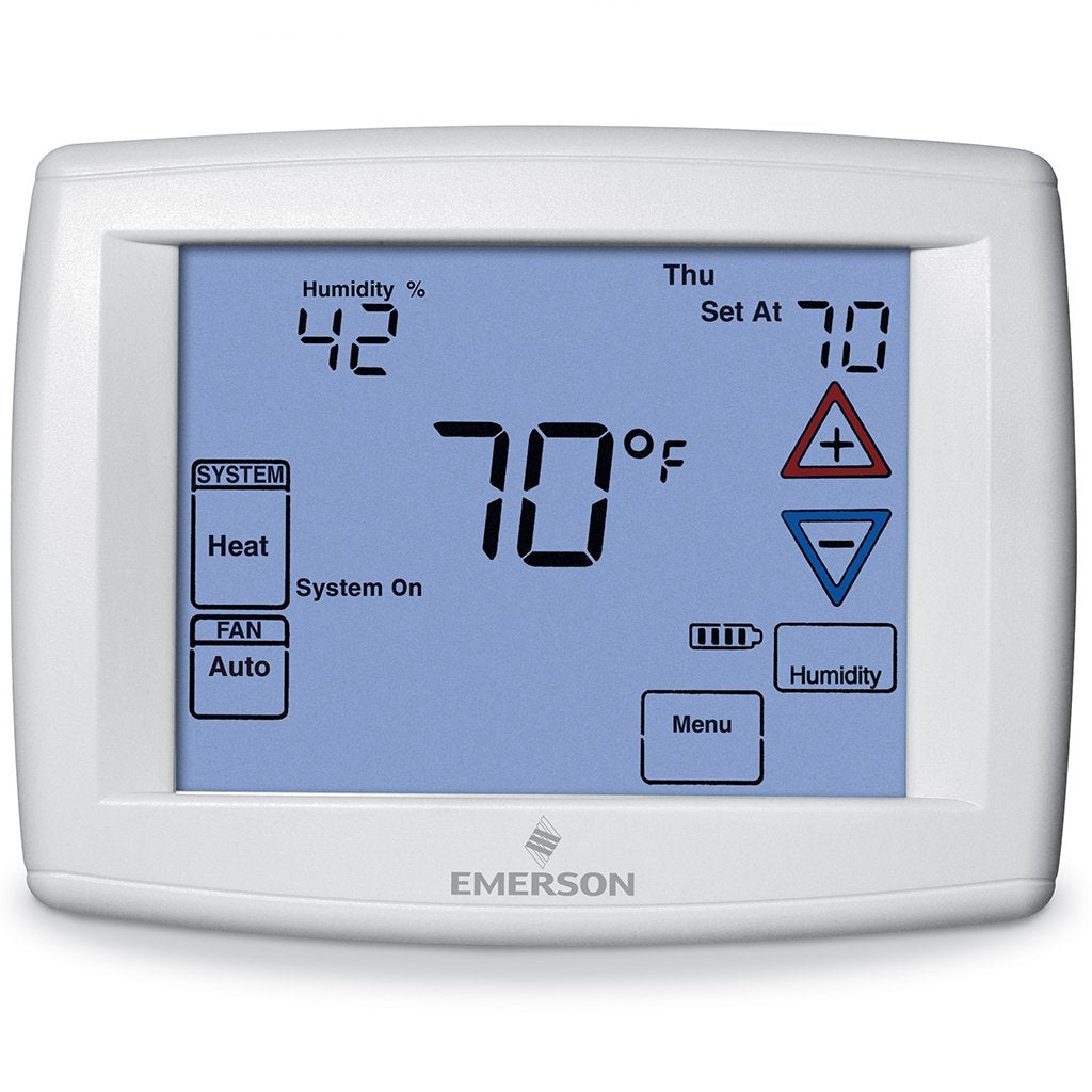 White-Rodgers 1F95-1291 7-Day Touchscreen Thermostat with Humidity Control