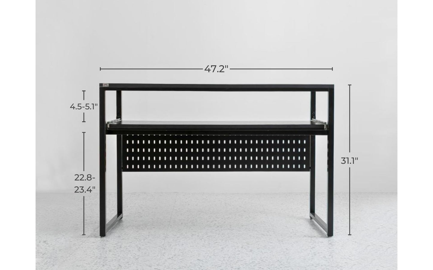 LYYL Music Studio Desk with Keyboard Tray, for Full 88 Keys and 61 Keys (Music Producer Desk) (White, 88 Keys (Without Height Adjustment Bracket)