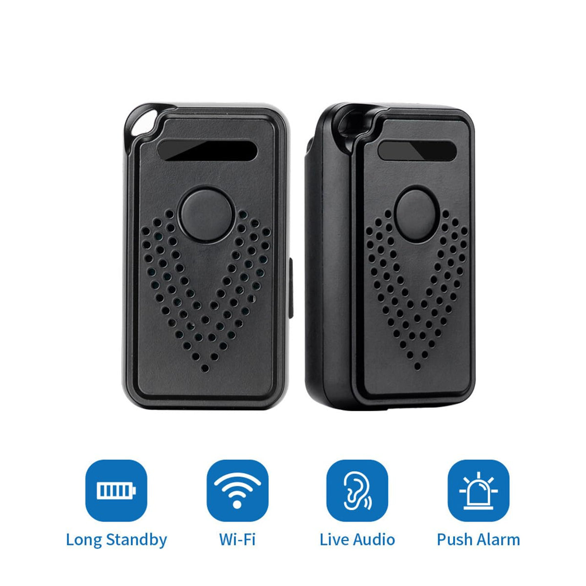 480Hr WiFi Mini Voice Recorder Live Stream 128G Voice-Activated Audio Recorder Digital Voice Recorder for Meetings, Interviews, Classroom