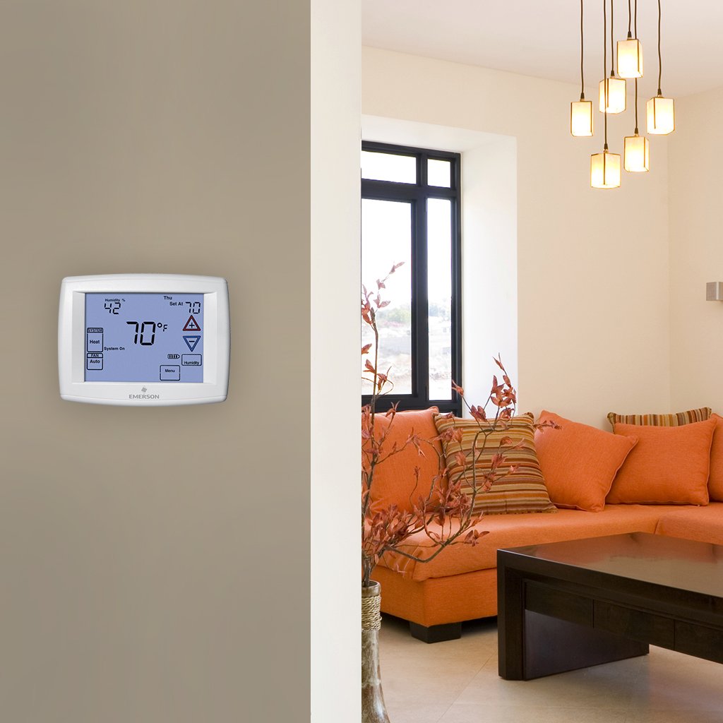 White-Rodgers 1F95-1291 7-Day Touchscreen Thermostat with Humidity Control