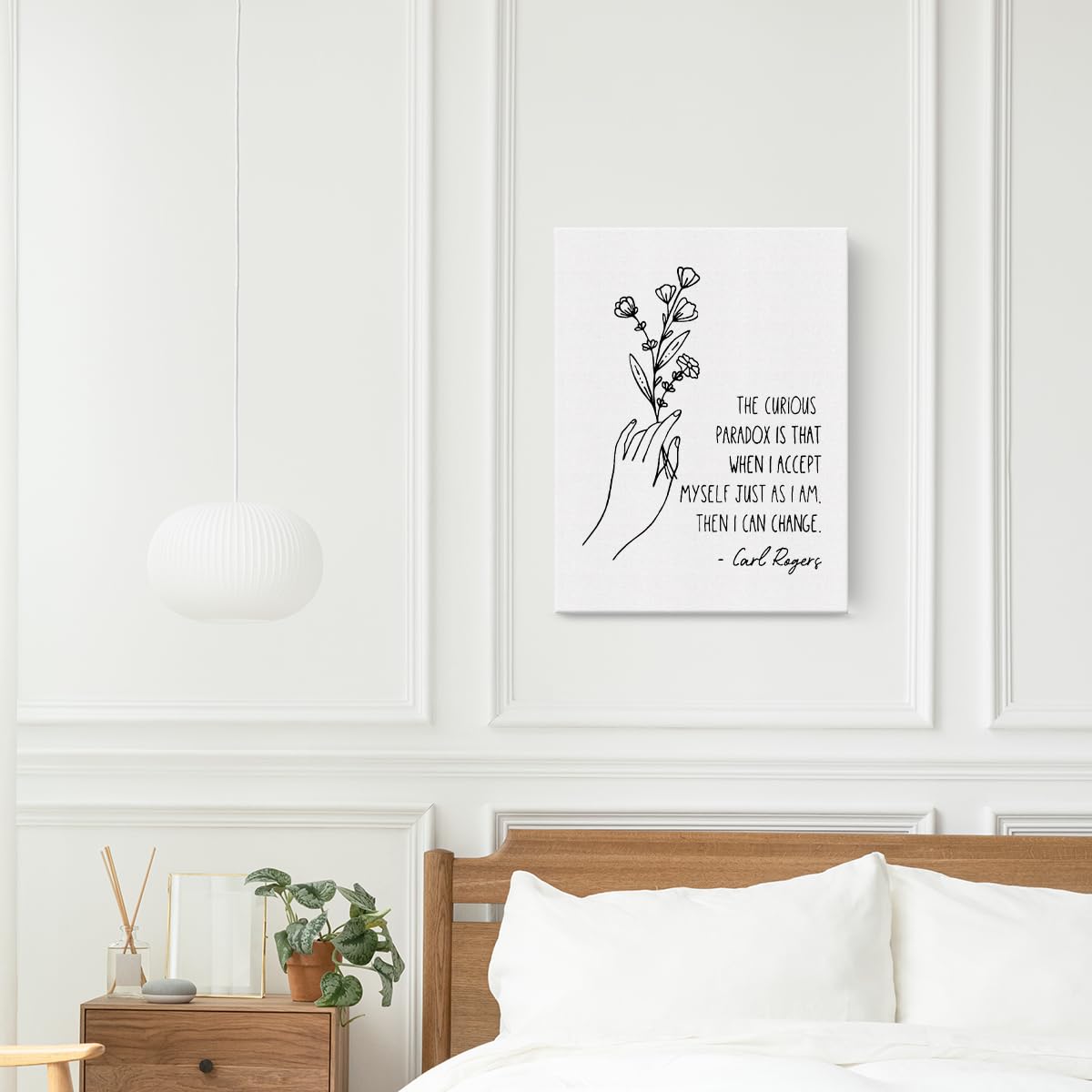 Therapy Office Decor Inspirational Canvas Wall Art Framed Mental Health Gifts Paintings Canvas Prints Poster for Home Counselor Office Treatment Psychology Room Wall Decor Artwork Decorative