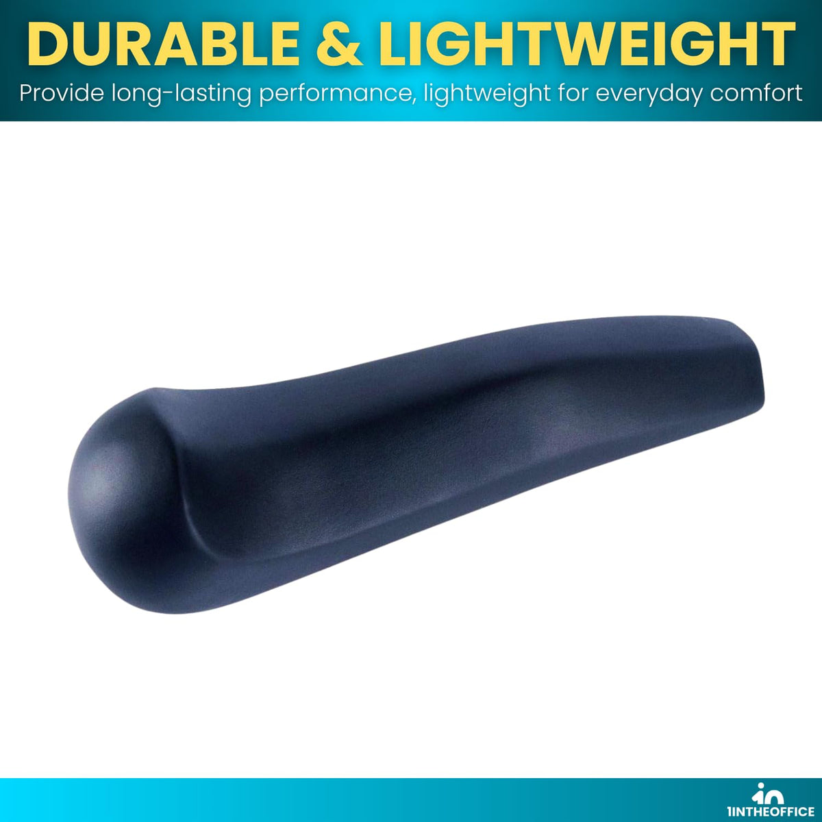 1InTheOffice Phone Shoulder Rest for Office Desk Telephones, Ergonomic Hands-Free Comfort, Non-Slip Design, Universal Fit, Black, 1 Pack