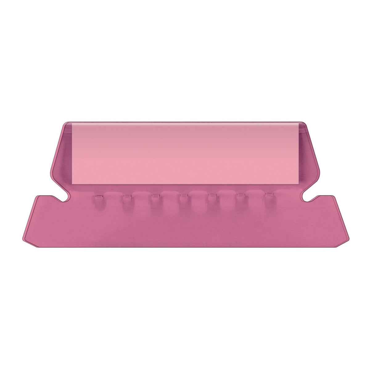 Pendaflex Hanging Folder Tabs, 2", Clear Pink, 25 Tabs and Inserts per Pack (42 PIN)