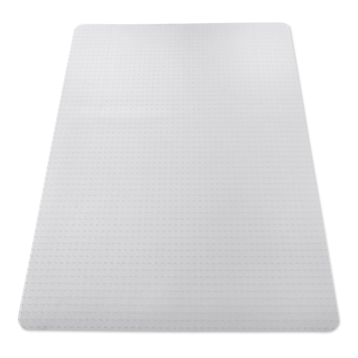 Amazon Basics Office Chair Mat for Low Pile Carpeted Floors, Clear Plastic with Studded Grips, 46" x 60", for Home or Office
