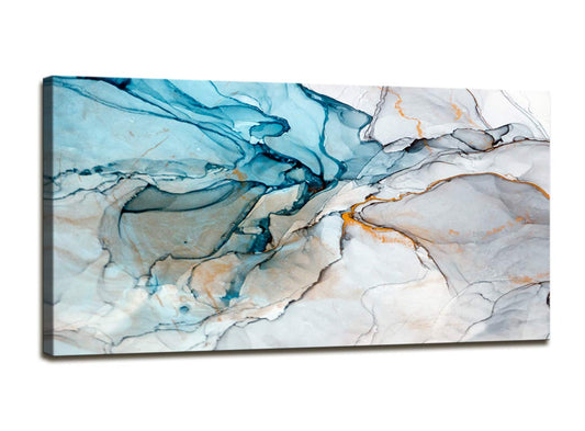 DZL Art A73862 Framed Wall Art Colorful Abstract Painting Background Canvas Wall Art Print Painting for Wall Decor Home Decor